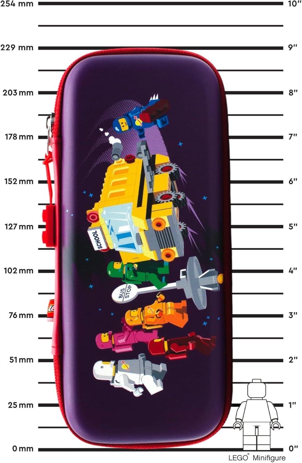 Lego Minifigures Pencil Case Space Bus