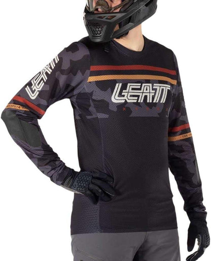 Leatt Men's Maglia MTB Gravity 4.0 Elasticizzata E Confortevole Comfort Stretch Gravity 4.0 MTB Jersey