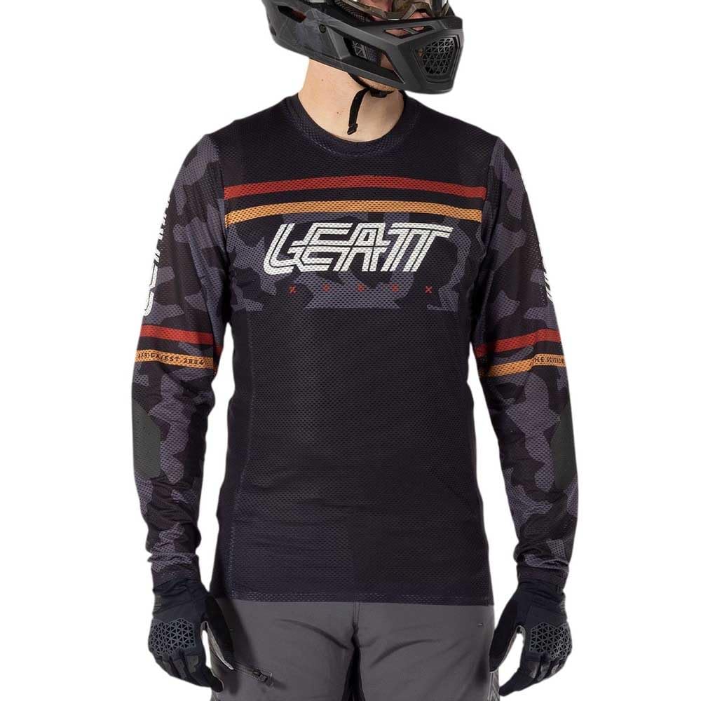 Leatt Men's Maglia MTB Gravity 4.0 Elasticizzata E Confortevole Comfort Stretch Gravity 4.0 MTB Jersey