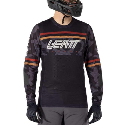 Leatt Men's Maglia MTB Gravity 4.0 Elasticizzata E Confortevole Comfort Stretch Gravity 4.0 MTB Jersey