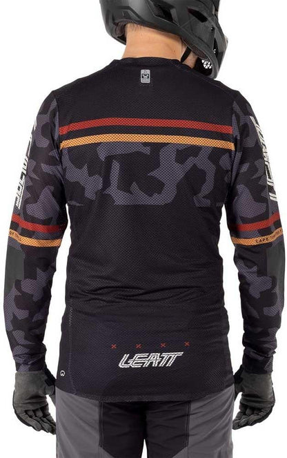 Leatt Men's Maglia MTB Gravity 4.0 Elasticizzata E Confortevole Comfort Stretch Gravity 4.0 MTB Jersey