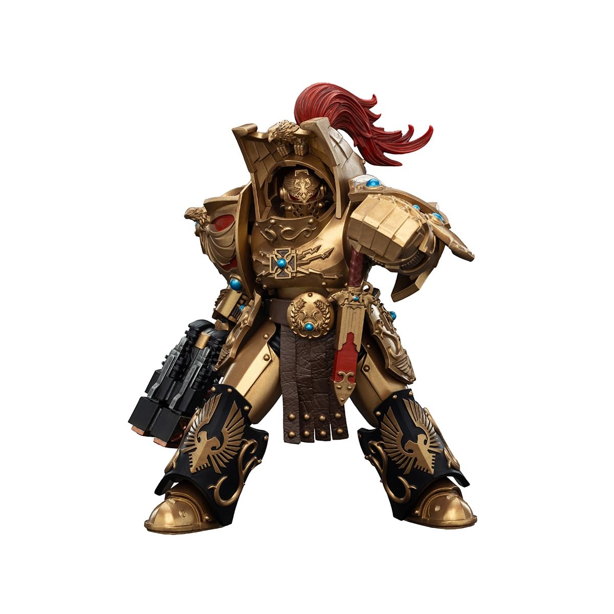 JoyToy Warhammer 40K Legio Custodes Aquilon Terminator Squad with Destructor Actionfigur im Maßstab 1:18