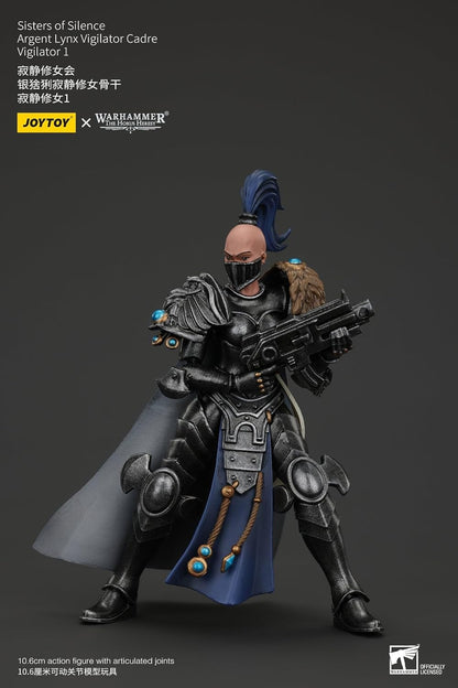JoyToy Warhammer 40K: Sisters of Silence Argent Lynx Vigilator Cadre Vigilator 1 1:18 Scale Action Figure