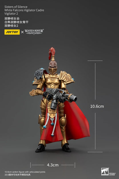 JoyToy Warhammer 40K: Sisters of Silence White Falcons Vigilator Cadre Vigilator 2 1:18 Scale Action Figure