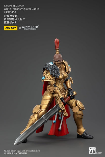 JoyToy Warhammer 40K: Sisters of Silence White Falcons Vigilator Cadre Vigilator 2 1:18 Scale Action Figure
