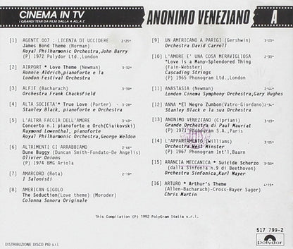 Cinema In Tv Anonimo Veneziano (Orchestra