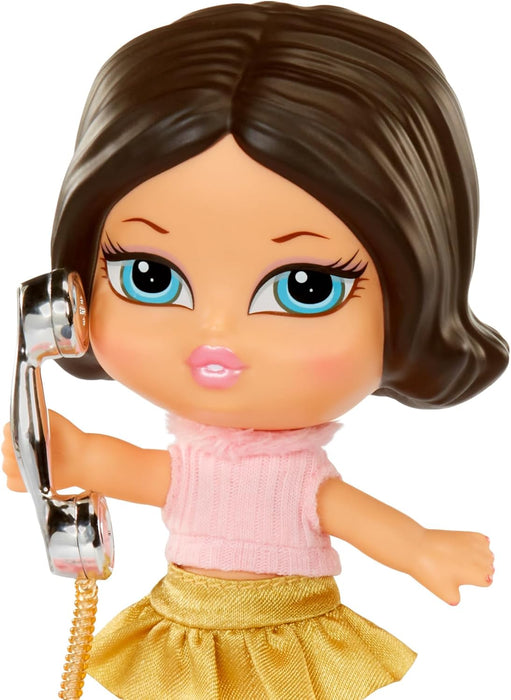 Bratz Babyz Runwayz Doll - Dana - 1 Collectible Fashion Doll with Stylish Outfit, Cute Baby Doll with a Necklace That Doubles as a Keychain - Kids Toy - Great for Ages 6 and Older