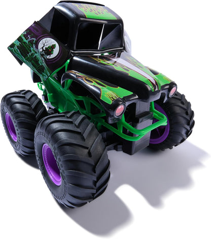 Monster Jam - Smash 'n Bash Grave Digger, Ferngesteuerter Monstertruck, der Sich beim Crash verformt und auf Knopfdruck Wieder repariert, 2,4 GHz-Steuerung, ab 4 Jahren