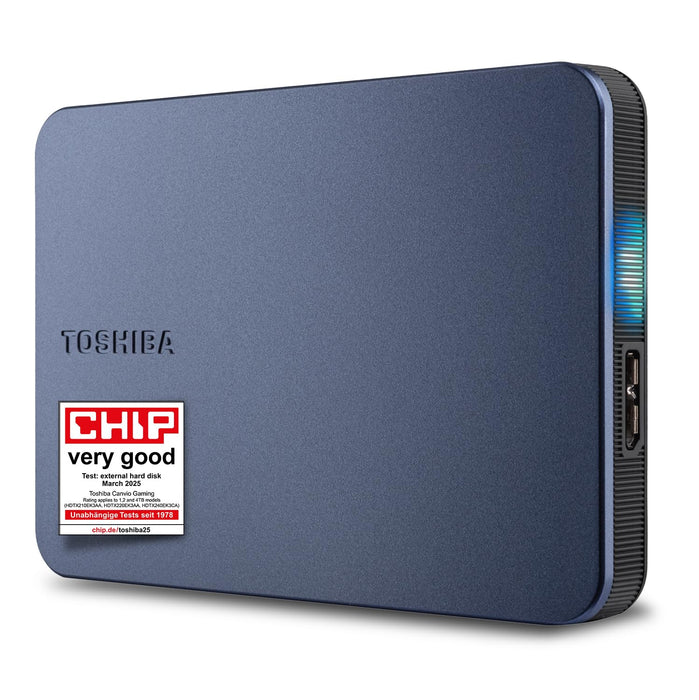 Toshiba Canvio Gaming 1TB Portable External Hard Drive, USB 3.2, for Play Station and Xbox, Black (HDTX210EK3AA)