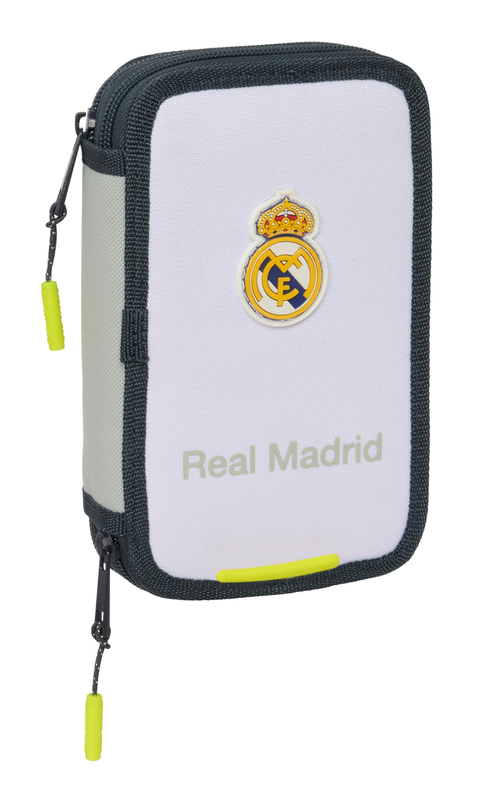Safta Real Madrid EQUIPACIÓN 25/26 – Children's School Pencil Case, Pencil Case with Colours, with 29 Tools Included, Ideal for Children from 5 to 14 Years, Comfortable and Versatile, Quality and