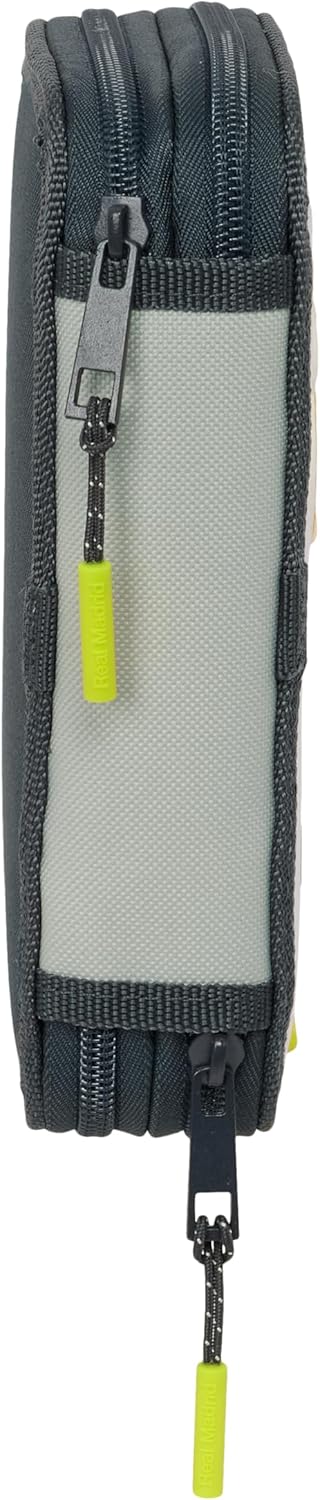 Safta Real Madrid EQUIPACIÓN 25/26 – Children's School Pencil Case, Pencil Case with Colours, with 29 Tools Included, Ideal for Children from 5 to 14 Years, Comfortable and Versatile, Quality and