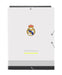 Safta Real Madrid EQUIPACIÓN 25/26 – Folio Folder with 3 Flaps, Ideal for Children of Different Ages, Comfortable and Versatile, Quality and Resistance, 26 x 36.5 cm, white, M, Casual