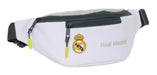 Safta Real Madrid EQUIPACIÓN 25/26 – Waist Bag with External Pocket, Ideal for Youth and Children of Different Ages, Comfortable and Versatile, Quality and Resistance, 23 x 9 x 12 cm, white, M, Casual