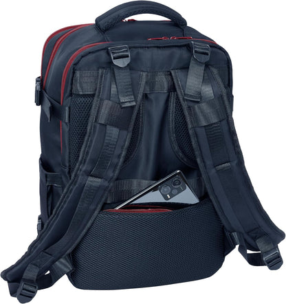 safta F.C. Barcelona 1st Equipment 25/26 Cabin Travel Backpack for 15.6 inch Laptops Ideal for Young People of Different Ages, Comfortable and Versatile, Quality and Durability, 29 x 19 x 44 cm, Blue