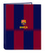 Safta F.C. Barcelona 1st Team 25/26 – Folder with 4 Rings, Ideal for Children of Different Ages, Comfortable and Versatile, Quality and Resistance, 26.5 x 33 cm, Blue/maroon, M, Casual