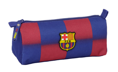 F.C. Barcelona 1st Team 25/26 – Pencil Case with Zip and Compartment, Children's Pencil Case, Ideal for School Age Children, Comfortable and Versatile, Quality and Resistance, 21 x 7 x 8 cm, Blue