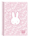 Safta MIFFY FLORES – Notebook, Quarter Notebook, 80 Sheets, Hard Covers, 1Design, Ideal for Children of Different Ages, Comfortable and Versatile, Quality and Resistance, 15.5 x 22 cm, Pink Stick, M