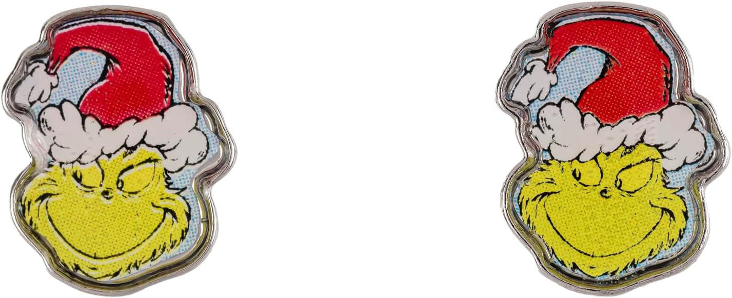 Disney - Grinch Christmas Earrings & Necklace Set