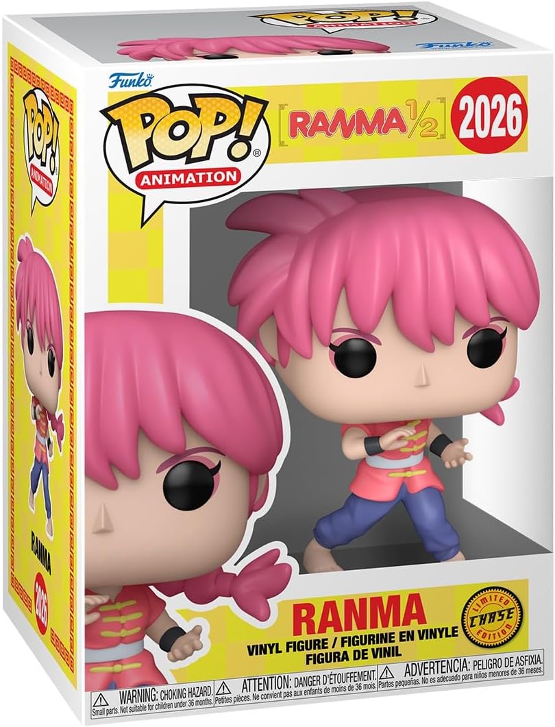 Funko Pop! Animation: R1/2 - Ranma - 1 Chance sur 6 D'avoir Une Variante Rare Chase - Ranma 1/2 - Figurine en Vinyle à Collectionner - Idée de Cadeau