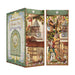Tonecheer x British Library DIY Book Nook Kit, Shakespeare 3D Wooden Puzzle for Adults, Miniature House Kit Booknook Bookshelf Insert Decor with LED Lights Craft Gifts (Shakespeare's Verse