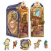 Tonecheer Book Nook Kit with Dust Cover and LED Light, Magical Library Booknook DIY Miniature House 3D Wooden Puzzle, Movable and Rotating Parts, Creative Bookshelf Decor, Unique Gift for Adults