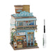 Tonecheer 3D Puzzle Box for Adults, Miniature DIY Dollhouse Kit Creative Wooden Storage Box House Desktop Home Decor Body Sensor Auto Lid Opening for Kids Birthday Gift(Cape Coffee Shop