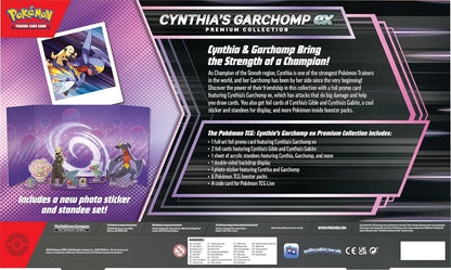 Pokémon TCG: Cynthia’s Garchomp ex Premium Collection (3 Foil Cards & 6 Boosters