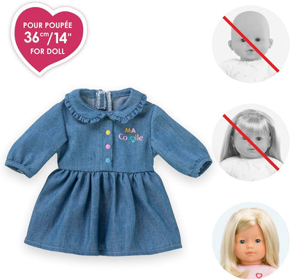 Corolle - Corolle Spijkerjurkje voor Babypop 36cm
