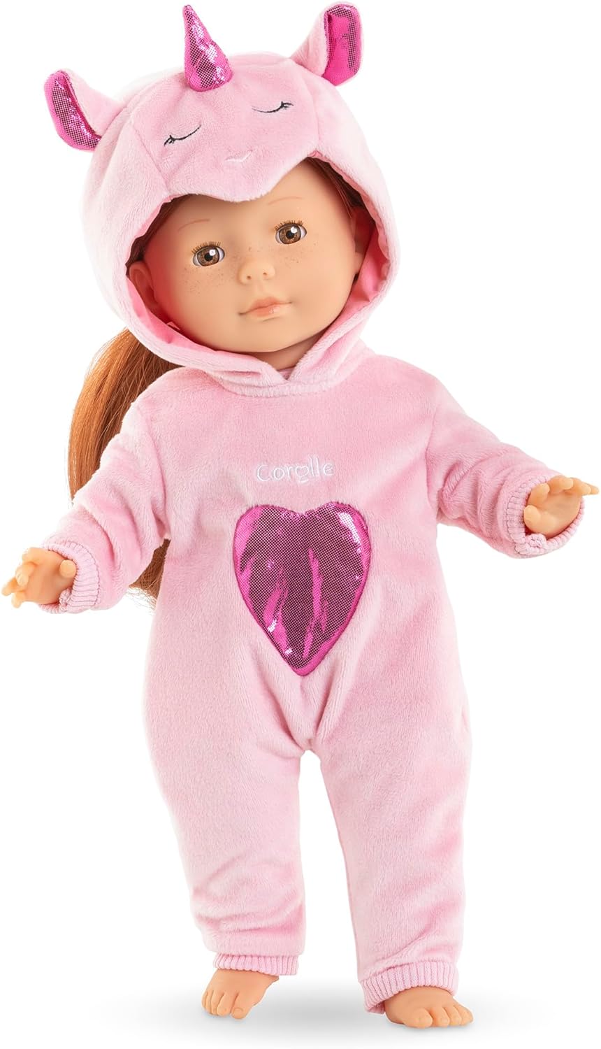 Corolle - Corolle Roze Eenhoorn Pyjama voor Poppen van 36cm 2dlg.