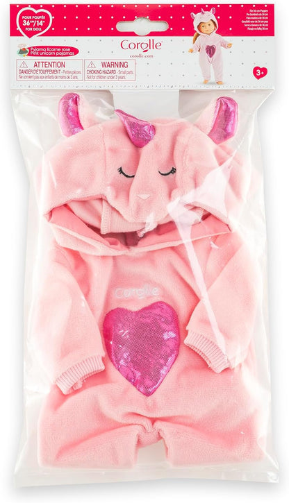Corolle - Corolle Roze Eenhoorn Pyjama voor Poppen van 36cm 2dlg.