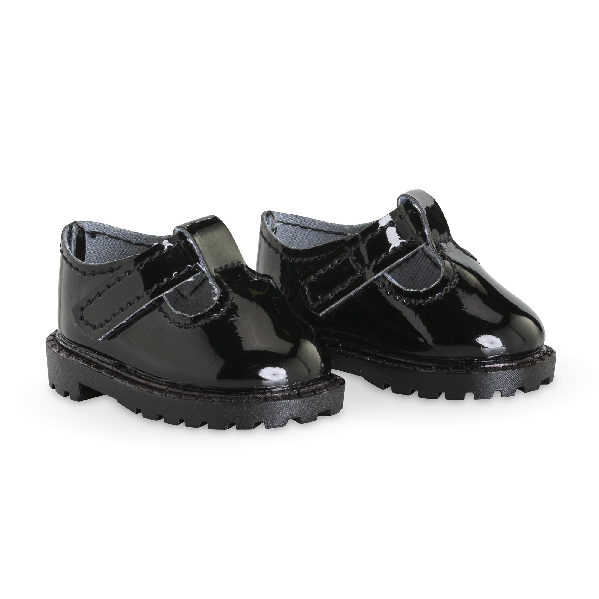 Corolle - Corolle Zwarte Gelakte Babyschoentjes voor Poppen 36cm