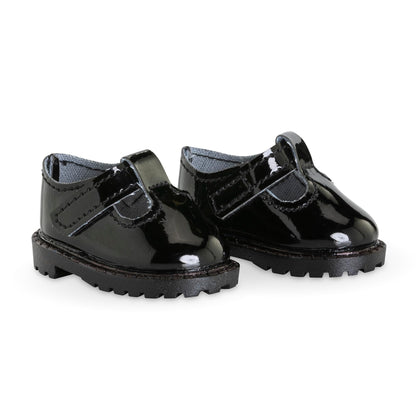 Corolle - Corolle Zwarte Gelakte Babyschoentjes voor Poppen 36cm