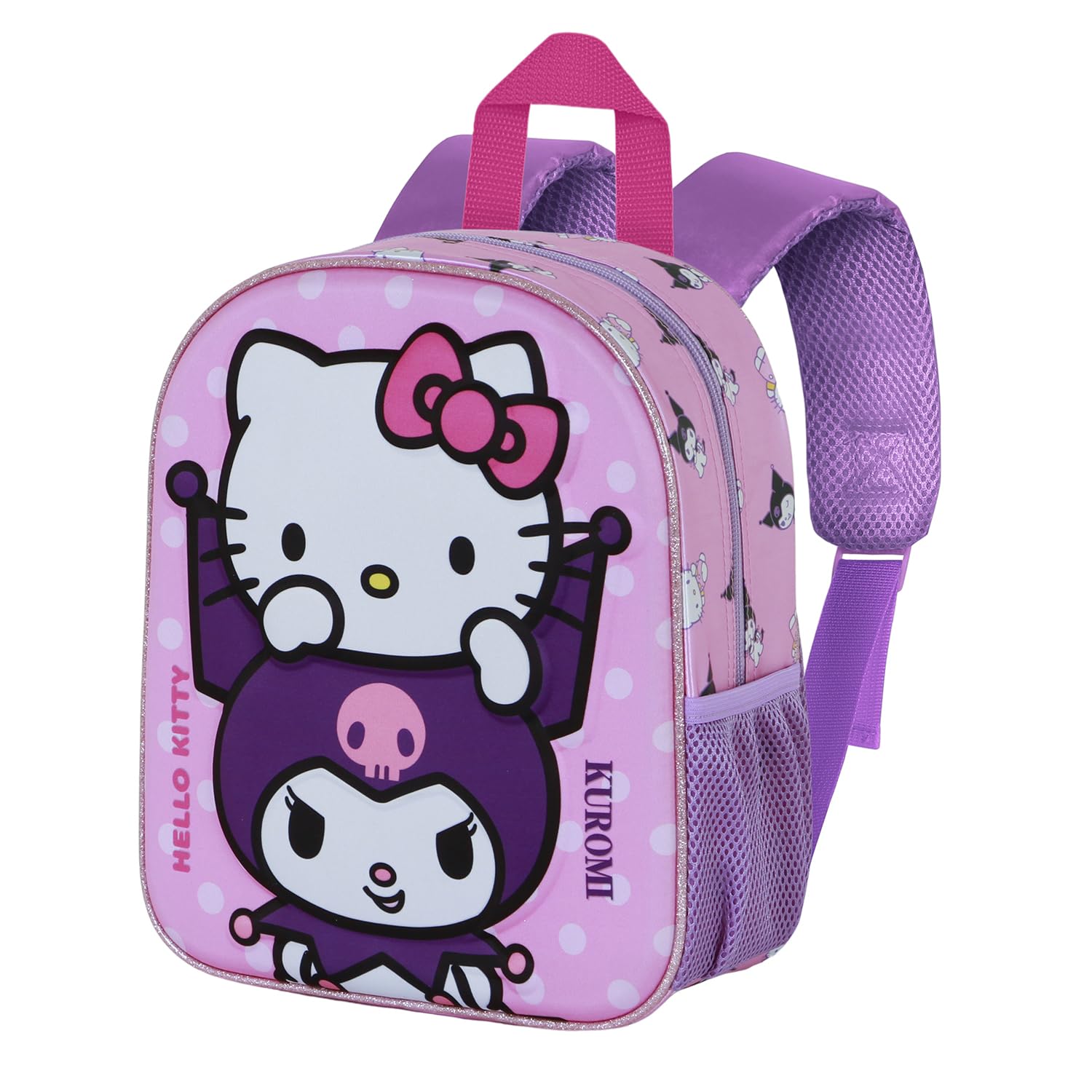 Karactermania Sanrio Hello Kitty Playful-Elite 3D Rucksack, Rosa, 25 x 30 cm, Kapazität 7 L