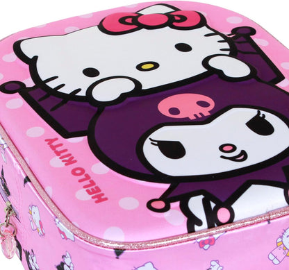 Karactermania Sanrio Hello Kitty Playful-Elite 3D Rucksack, Rosa, 25 x 30 cm, Kapazität 7 L