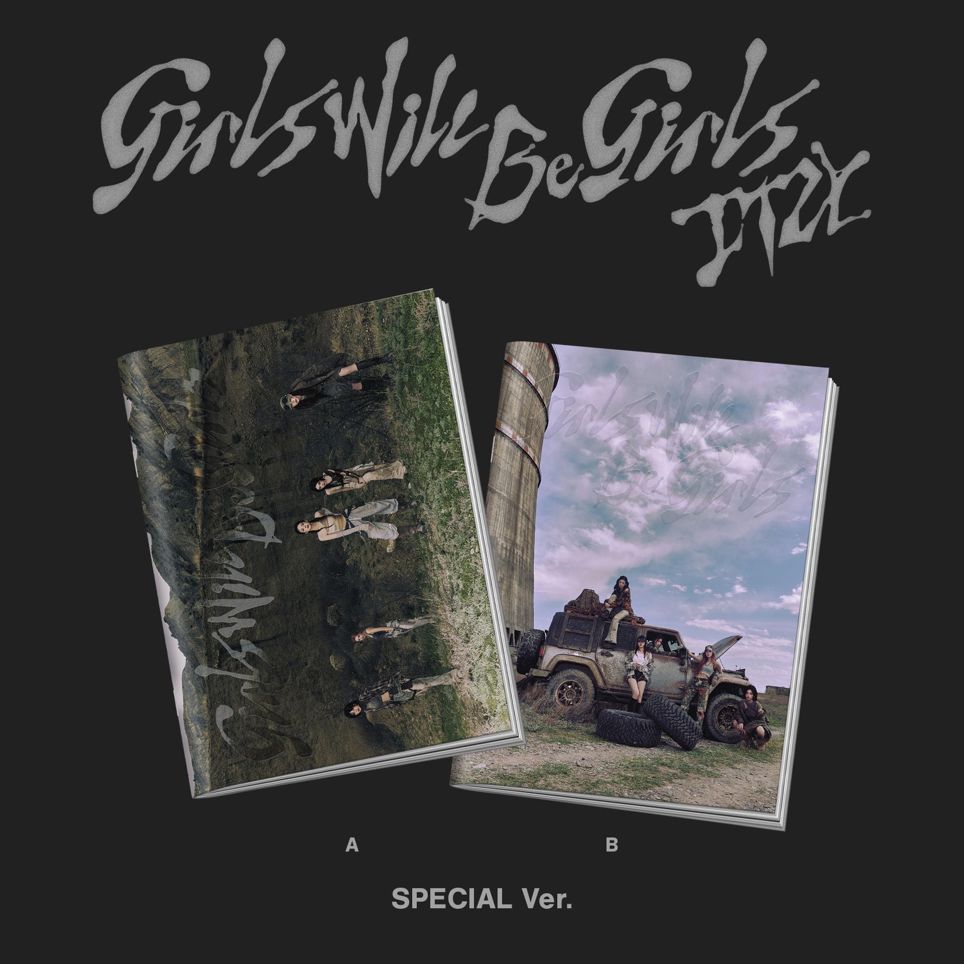 Girls Will Be Girls incl. 48pg Photobook, Hard Postcard, Sticker Pack, Panorama Poster + 4 Photocards