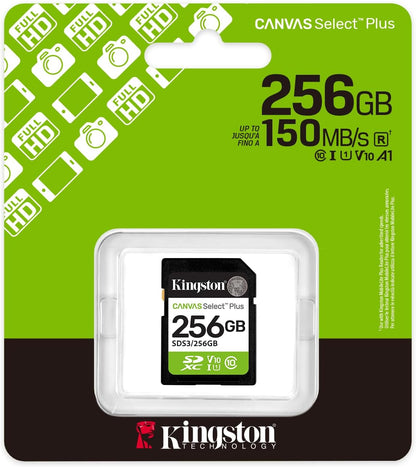 256GB SDXC CanvasGen3 150MBs C10 UHS-IU1