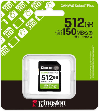 512GB SDXC CanvasGen3 150MBs C10 UHS-IU3