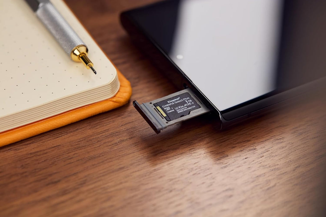 Kingston Canvas Select Plus microSD Memory Card 256GB microSDXC Gen3 150MB/s A1 Card + Adapter - SDCS3/256GB