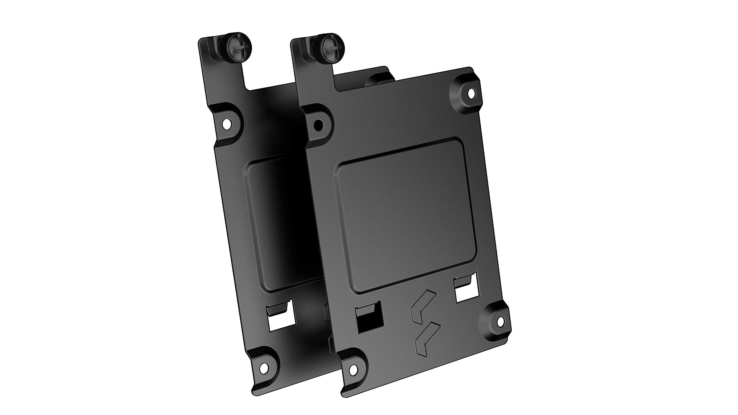 Fractal Design SSD Bracket Kit – Type B for Define 7 Series and Other Select Fractal Design Cases - Black (2-pack