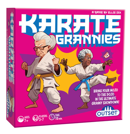 Outset Media Karate Grannies | Hilarious Clash Of Knitting And Martial Arts | Strategy Card Game For Ages 7 And Over