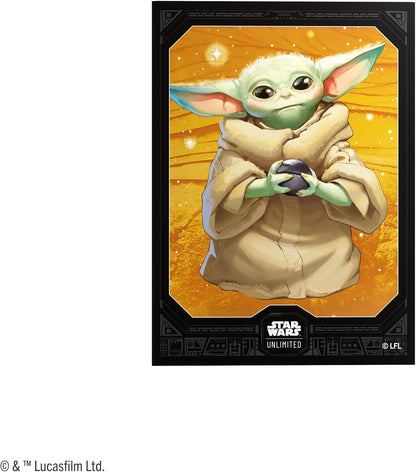 Gamegenic | Star Wars: Unlimited Premium Art Sleeves Set 5 - Grogu | Trading Card Accessory