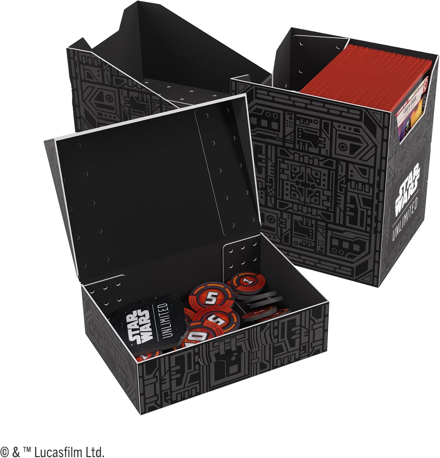 Gamegenic | Star Wars: Unlimited Soft Crate Set 5 - Unlimited Pattern | Trading Card Accessory