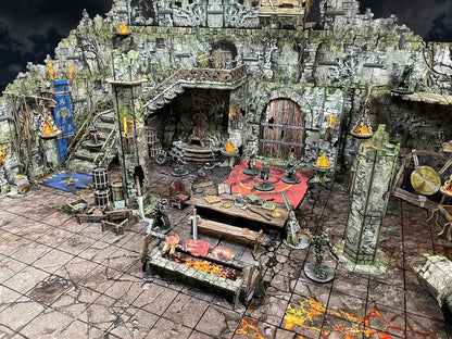 Battle Systems Great Hall of Khaarastad: Tabletop Gaming Terrain - Terrain Set - Fantasy - Unisex - Teen, Adult