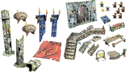 Battle Systems Great Hall of Khaarastad: Tabletop Gaming Terrain - Terrain Set - Fantasy - Unisex - Teen, Adult