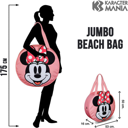 Disney: Karactermania - Minni Mouse - Face (Borsa Da Spiaggia Grande)