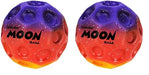 Waboba The Original Moon Ball - Hyper Bouncy Ball - All Ages Extreme Bounce and Fun - Perfect for Active Play and Outdoor Games - Black/Silver