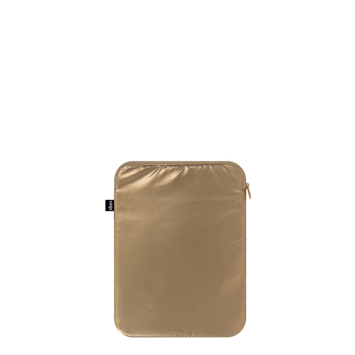 Loqi Metallic Gold Laptop Sleeve