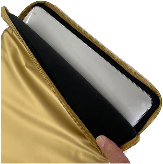 Loqi Metallic Gold Laptop Sleeve