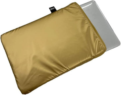 Loqi Metallic Gold Laptop Sleeve