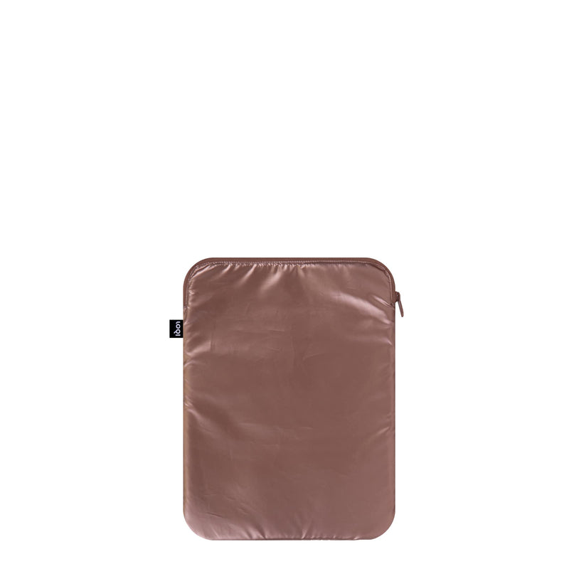Loqi Metallic Rose Gold Laptop Sleeve